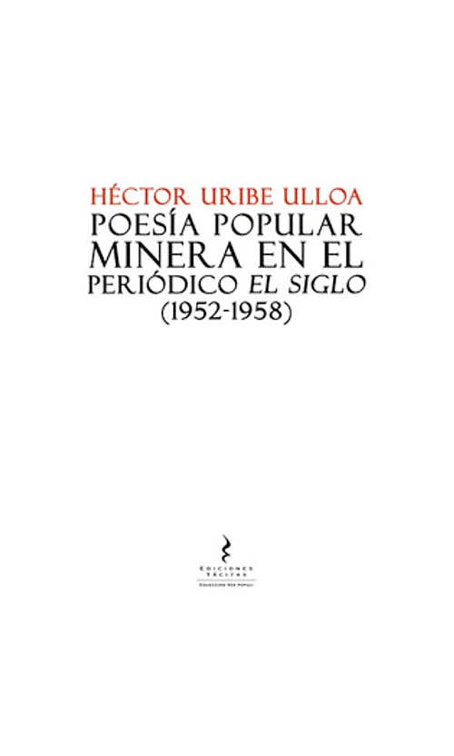 Poesía popular minera en el periódico El Siglo (1952-1958)